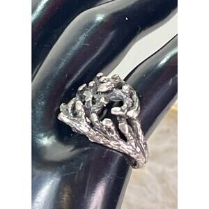 James Avery RETIRED Brutalist Branches Sterling Silver Ring Size 6
